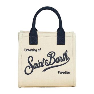 MC2 Saint Barth Tote Bags, female, Beige, Size: ONE SIZE Vanity Bag Mini - Hand Bag With Strap