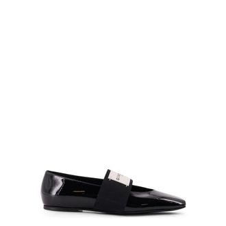 Givenchy Ballerinas, female, Black, Size: 7 US Sliced Square Ballerinas