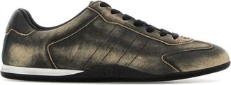 Gucci Black Leather Sneakers