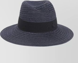 Maison Michel hemp fedora hat