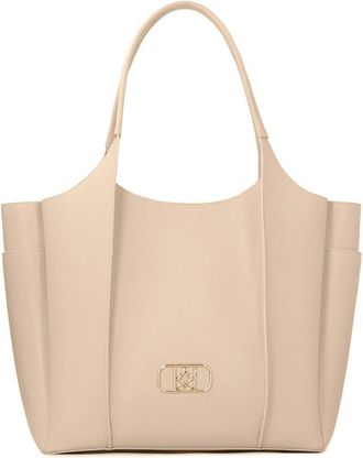 Kazar Siene L - Dames - Shoppers - Beige - ONE Size - Leer - Tassen