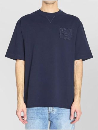 Gucci firenze logo cotton jersey oversize t shirt