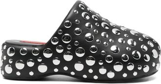 Simon Miller Studded Bubble Clogs - women - Polyurethane/Polyester/Polyurethane/Rubber - 40 - Black