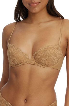 Skarlett Blue Impress Balconette Underwire Bra in Ginger/terracotta at Nordstrom, Size 30Ddd
