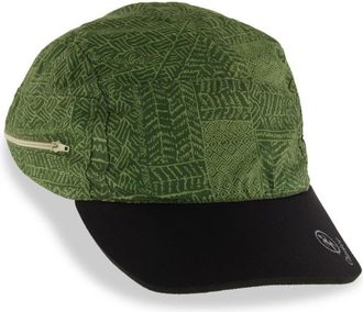 Chaskee Zuma Zip-In Tribal Print Cap - Unisex | oliv