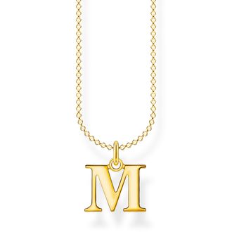 Thomas Sabo Thomas Sabo Kette Buchstabe M gold gelbgoldfarben KE2022-413-39-L45V