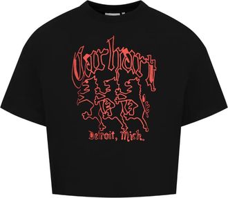 Carhartt Work in Progress graphic-print T-shirt - men - Cotton - S - Black