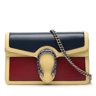 Gucci Pre-owned Gucci Mini Tricolor Leather Dionysus Crossbody Ladies WO3K3GSVGCNQMOR8