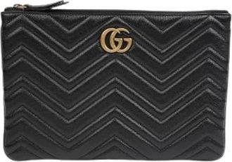 Gucci Pre-owned Clutches, female, Black, Size: ONE SIZE Pre-owned Vintage Clutch