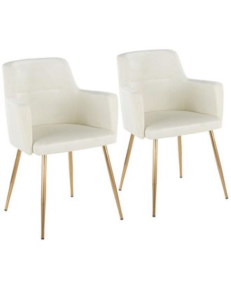 LumiSource Set Of 2 Andrew Chairs