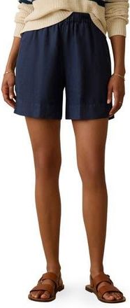 Faherty Laguna Bayview Linen Shorts in Navy at Nordstrom Rack, Size X-Small