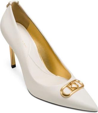 DKNY Panthia Pointed Toe Pump in Ivory at Nordstrom, Size 8.5