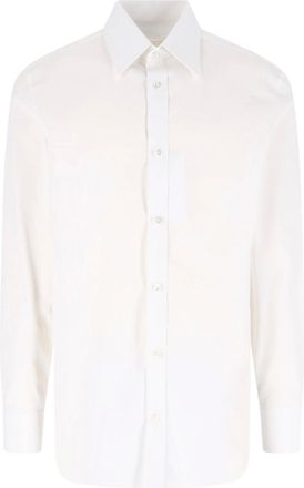 Maison Margiela White Classic Long-Sleeve Cotton Shirt