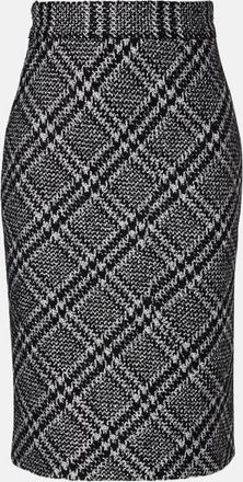 Dolce & Gabbana Gonna in lana, seta e lama