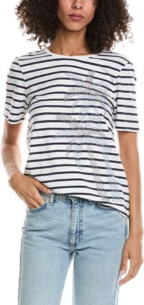 Tommy Bahama Indigo Palms Stripe Lux T-Shirt