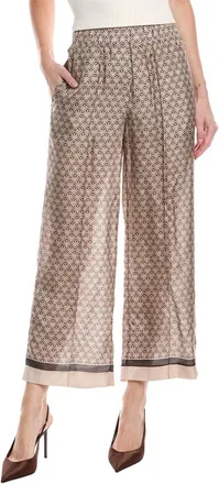 Brunello Cucinelli Pull-On Silk Pant