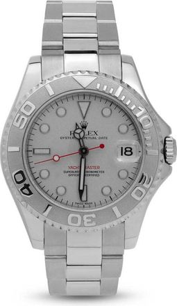 Rolex Pre-owned Rolex Yacht-Master Automatic Chronometer Silver Dial Mens Watch 168622 SSO