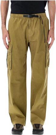 Gramicci Herringbone Cargo Pant - Heren - Outdoor broeken - Groen - M - Katoen - Fitness