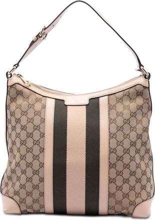 Gucci Pre-owned Gucci Medium GG Canvas Web Shoulder Bag Ladies Y7GYP9TV7S3PHCFQ