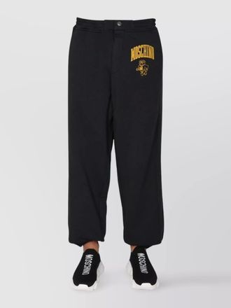 Moschino cotton jogging pants