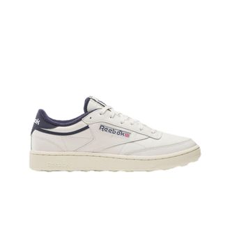Reebok Mens Club C Golf Sneaker, Chalk/Vintage Chalk/Vector Navy, 42.5