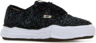 Miharayasuhiro Mens Black Fabric Sneaker