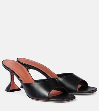 Amina Muaddi Lupita 70 leather mules