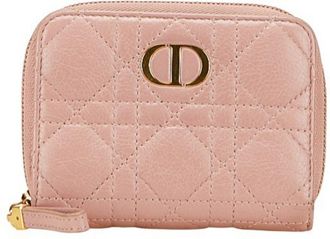 Dior Pink Leather Wallet (Bi-Fold) (Pre-Owned)