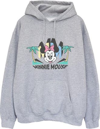Disney Dames/Dames Minnie MM Palm Hoodie (Sportgrijs)