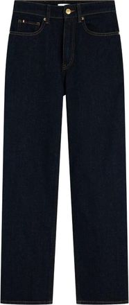 Tommy Hilfiger Jeans, Dames, Blauw, W27 L32, Denim, Tapered Rinse HW Ankle