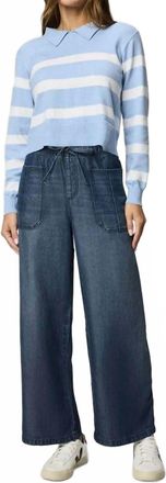 Splendid Lounge Denim Pant In Dark Rinse