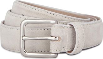 Vince Stitched Suede Belt in Horchata at Nordstrom, Size 40