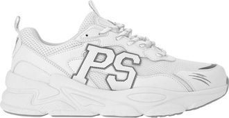 Plein Sport Low-Top Sneakers - unisex - Fitnessschoenen - Wit - 45 EU - Leer - Fitness