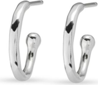 UNOde50 Hoop Shaped Earrings in Silver at Nordstrom