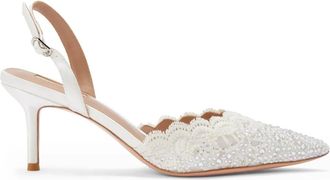 Nicoli 70 mm Rimini pumps - Wit