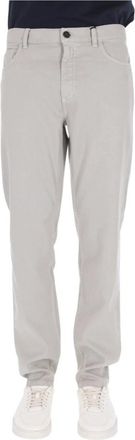 Ermenegildo Zegna 5 Tasche Jeans - Heren - Slim Fit Jeans - Grijs - W32 - Jeans