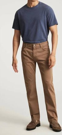 Mavi Zach Luxe Twill Pants In Shitake