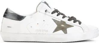 Golden Goose Optic White Cow Leather Super Star Sneakers-Uomo