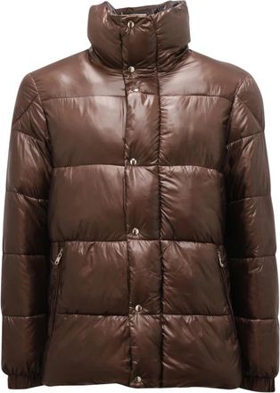 Imperial Gewatteerde jas Made in Italy - Heren - Winterjassen - Bruin - S - Jassen