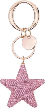Nina Crystal Embellished Star Bag Charm in Icy Pink at Nordstrom