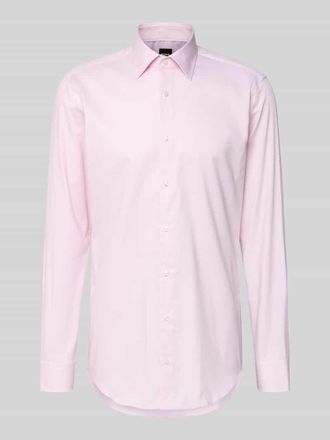 HUGO BOSS Regular Fit Freizeithemd mit extra langem Arm Modell H-JOE-K-C1-261 in Rose, Gr&ouml;&szlig;e 39L