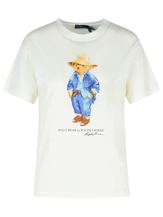 Polo Ralph Lauren White Cotton T-Shirt