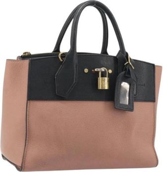 Louis Vuitton Tweedehands leren Louis Vuitton tassen - Dames - Vintage Handtas - Roze - ONE Size - Vintage