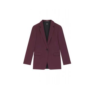 HUGO BOSS Heren, Jassen, Rood, Maat: 2XS Leer