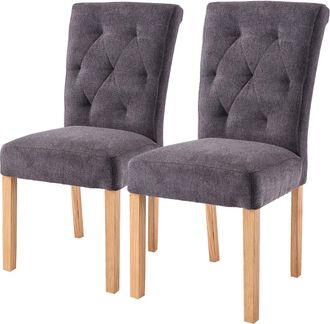 Ars Natura home24 Polsterstuhl Provins (2er-Set)