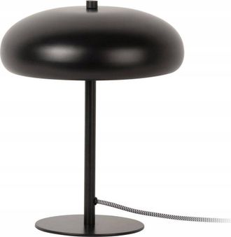 Present Time Leitmotiv Shroom L&aacute;mpara De Mesa Negro Naranja Quemado Dise&ntilde;o