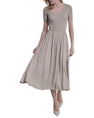DKNY Dkny Mix Media Spun Sweaterdress