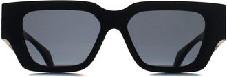Versace Square Womens Black Dark Grey VE4497U Metal - One Size