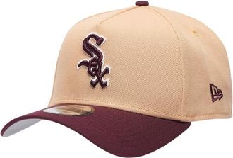 New Era Womens Chicago White Sox White Sox 9Forty A-Frame Cap - Adult Tan/Maroon/Maroon