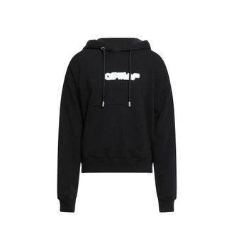 Off-white Black Cotton Mens Sweatshirt